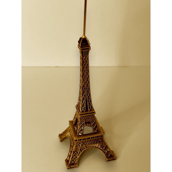 Elegant Paris Eiffel Tower Bronze Memo & Photo Metal Clip Holder - Picture 3 of 6